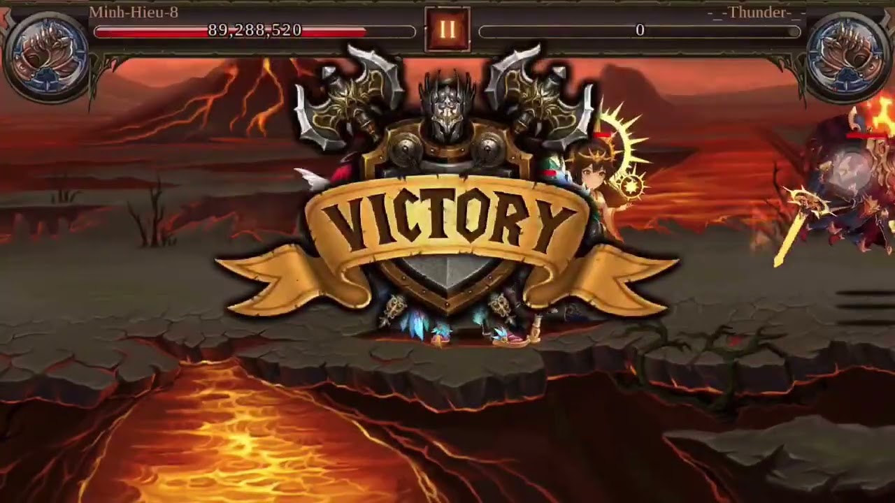 Epic heroes war acc mới và lấy top 1 athenna quá dễ