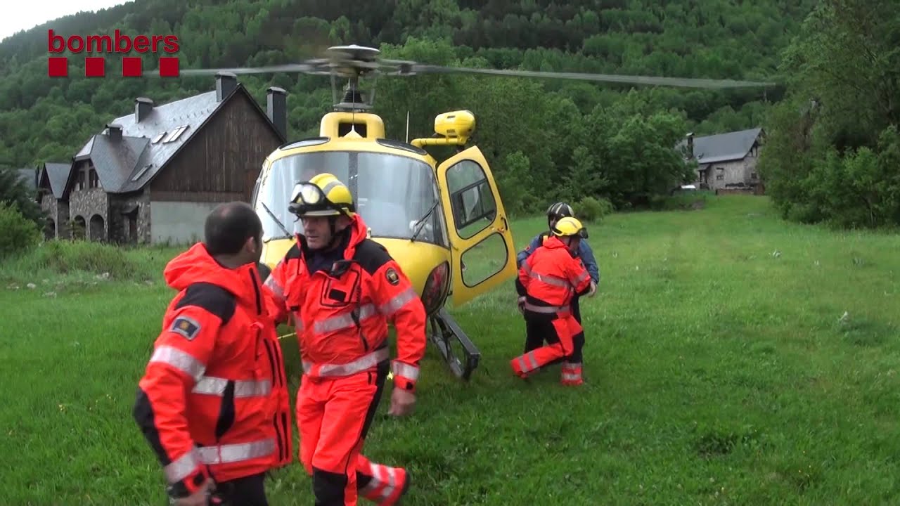 Actuacions dels Bombers a les inundacions de la Val D'Aran - 18 i 19 de juny del 2013