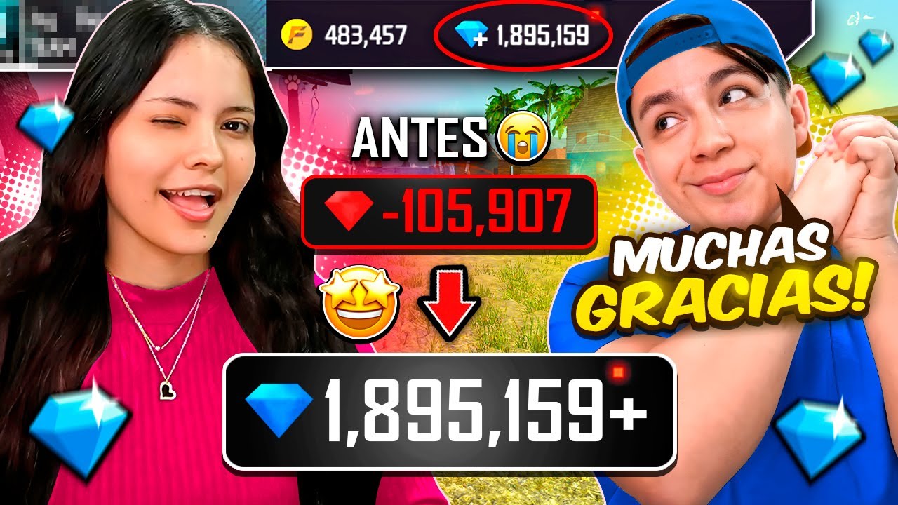 RECUPERO MI CUENTA DE FREE FIRE Y LUPITA CONSIGUE DIAMANTES😨!!