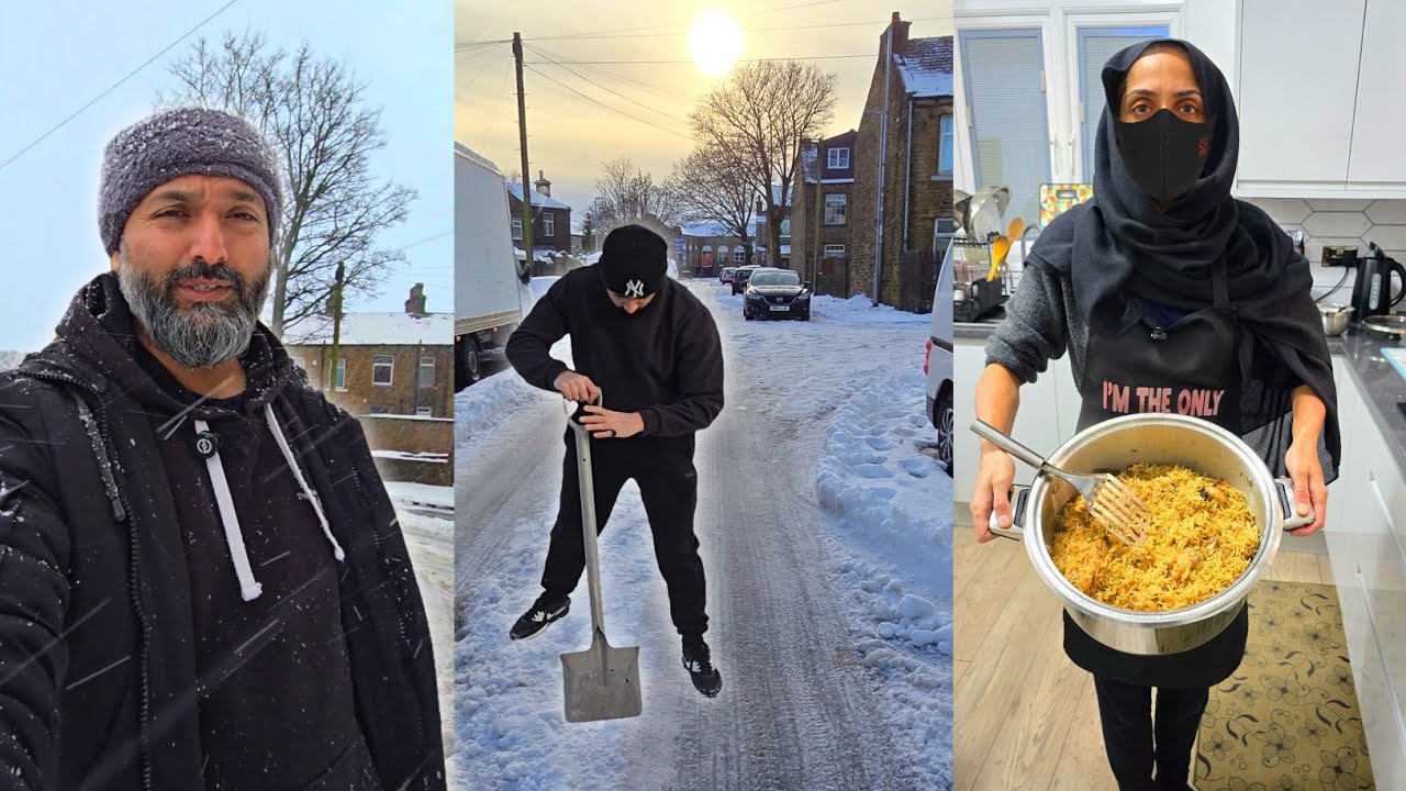 Uk temperature freezing 🥶 Ho gya | Wife Made Lahori Style Food