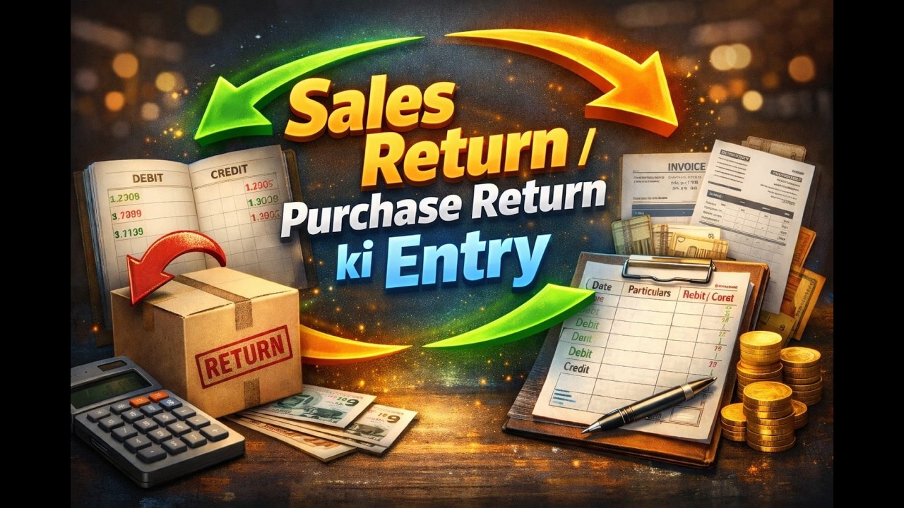 SALES RETURN AND PURCHASE RETURN KI ENTRY
