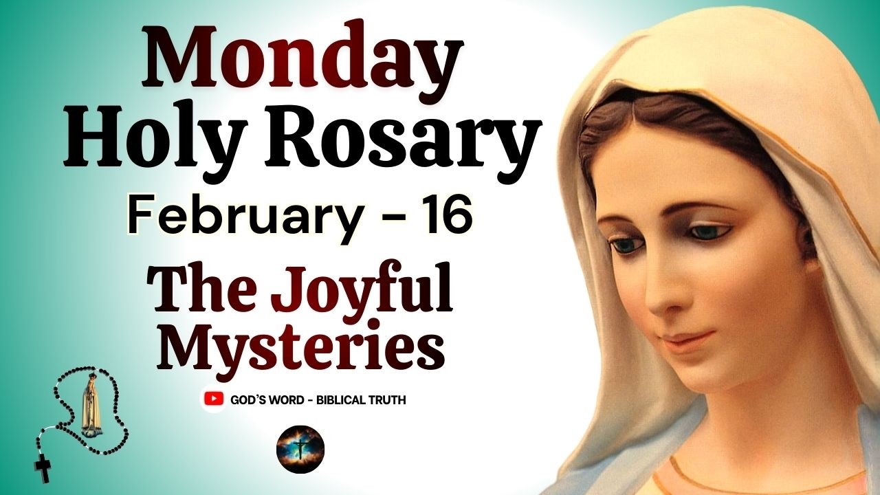 Holy Rosary | The Joyful Mysteries | Feb 16, 2026 | Monday Holy Rosary | How To Pray The Rosary