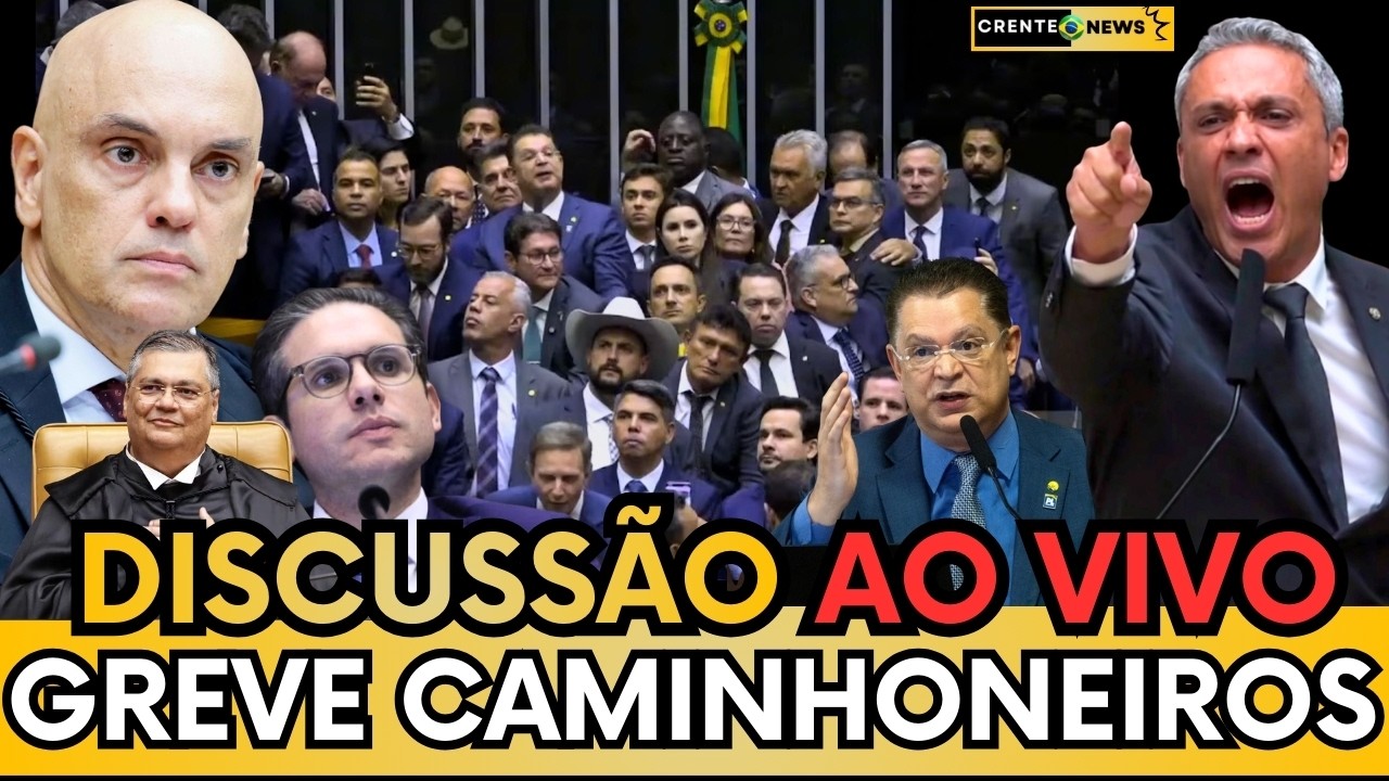 🚨 AO VIVO NO PLENÁRIO DA CÂMARA: GOVERNO LULA EM PÂNICO:GREVE DE CAMINHONEIROS