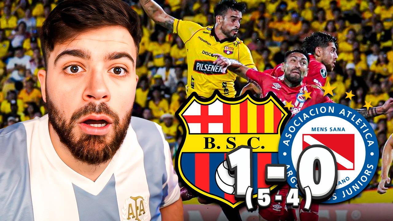 LA COBRA REACCIONA A LA VICTORIA DEL BARCELONA SC VS ARGENTINOS JUNIORS POR PENALES