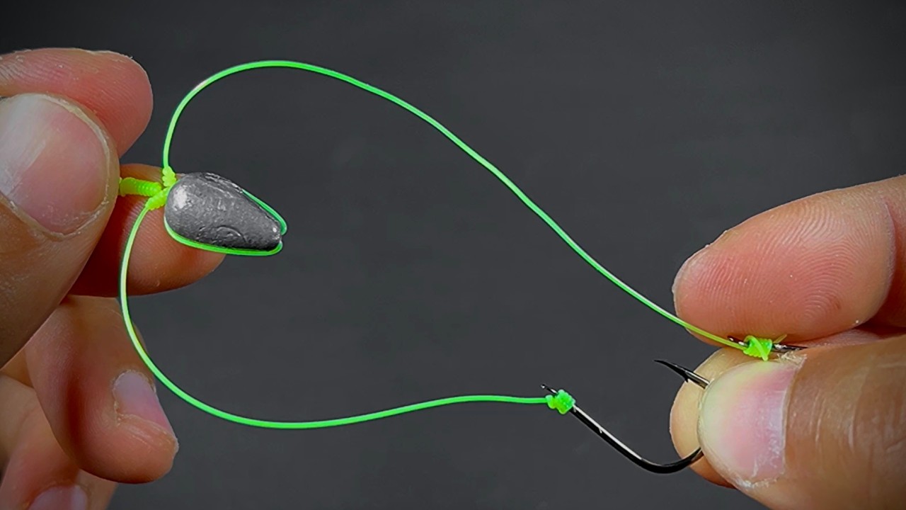 The latest way to create fishing rigs free of tangles and twist
