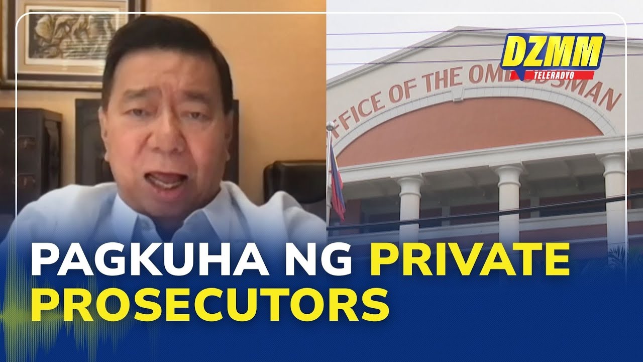Ombudsman should have power to hire private prosecutors for flood mess probe: Drilon | (22 Jan 2026)