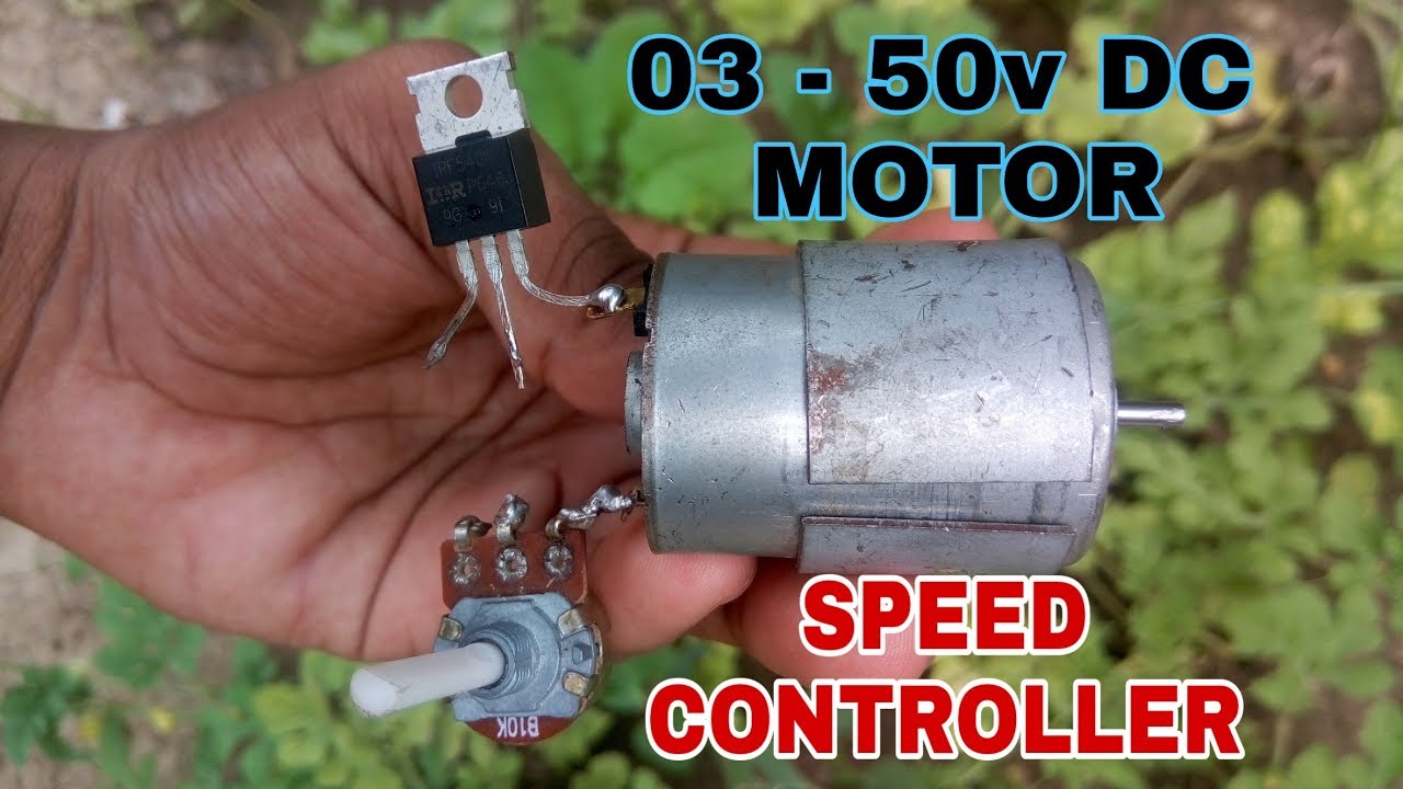 How to | DIY | 12v DC Motor speed controler using MOSFET IRF540 #RC Invention #diy #howtomake