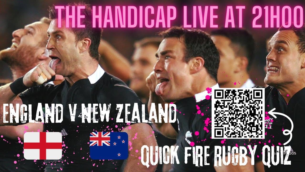 England v New Zealand Preview, Quick Fire Rugby Quiz