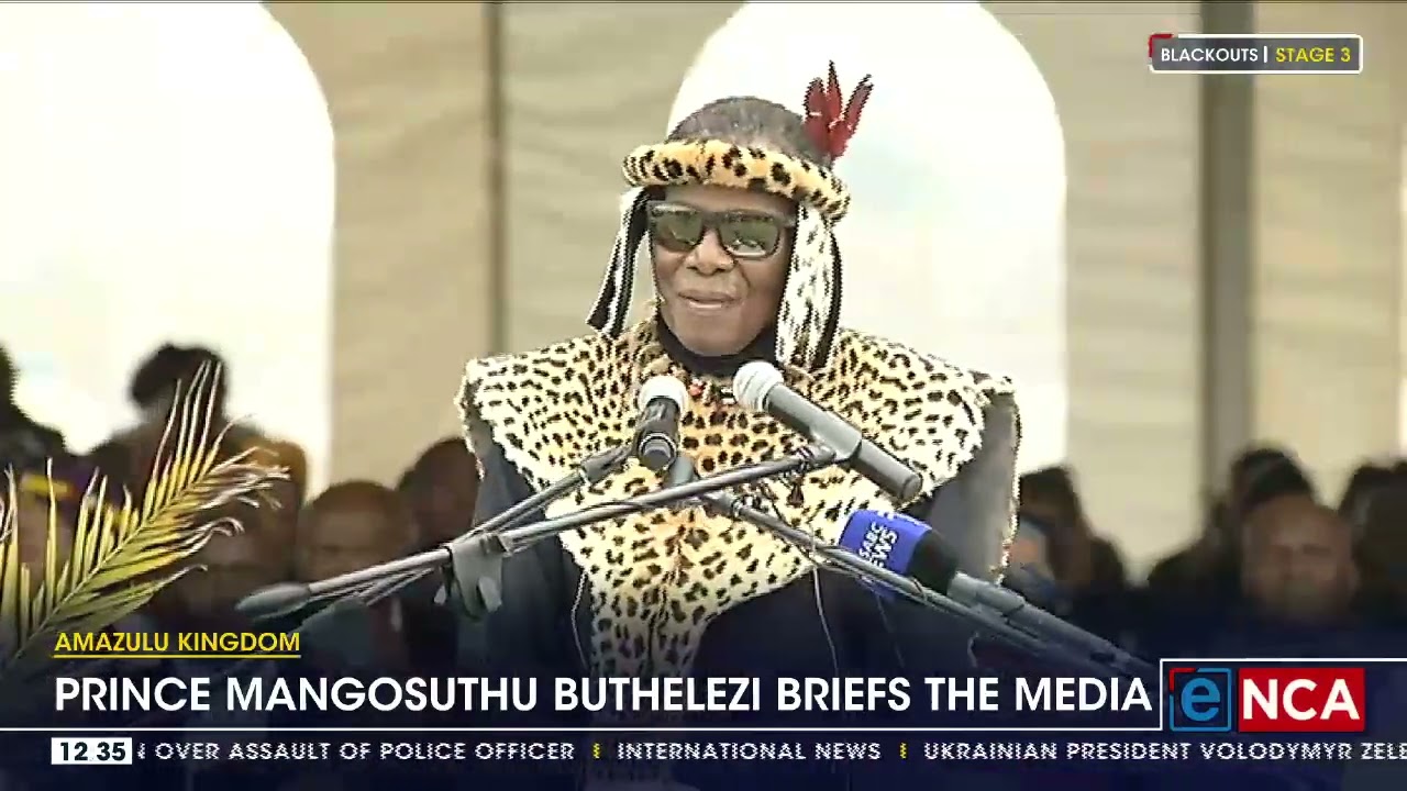 AmaZulu Kingdom | Prince Mangosuthu Buthelezi briefs media