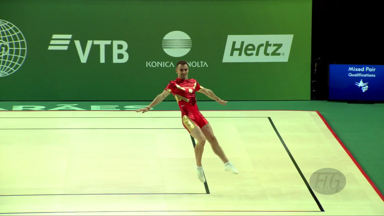 BARNA Dacian Nicolae (ROU) - 2018 Aerobic Worlds, Guimaraes (POR) - Individual Men Qualifications