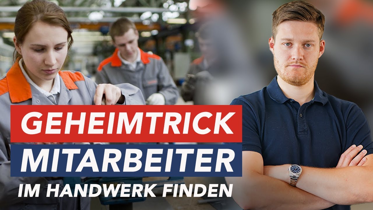 5 Geheimtipps: Mitarbeiter finden im Handwerk 2022