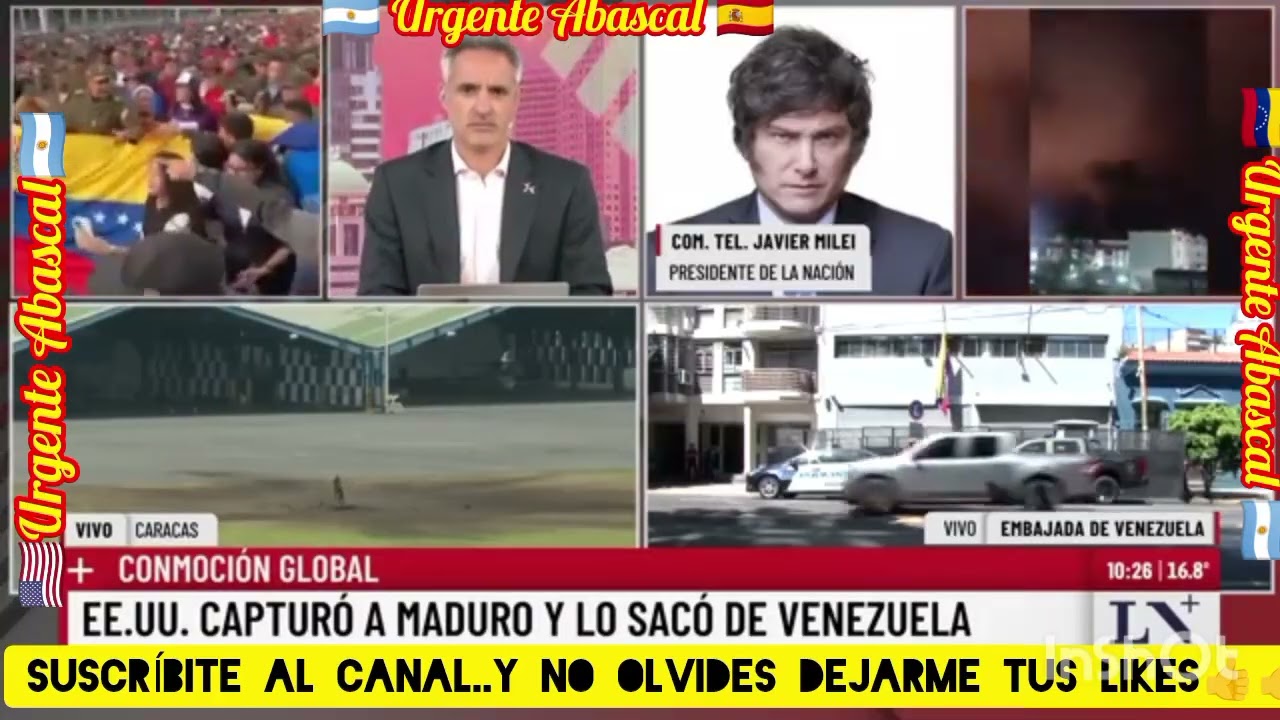 🇦🇷🗽EL PRESIDENTE ARGENTINO JAVIER MILEI - DESTROZA A MADURO tras su Detención de Nicolás Maduro🇻🇪🗽
