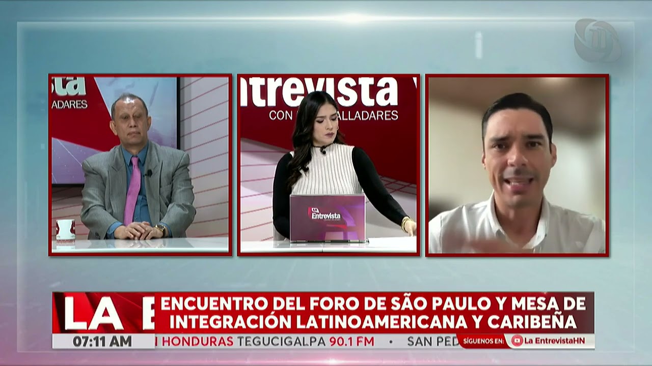 LA ENTREVISTA l Encuentro del foro de São Paulo ymesa de integración Latinoamericana y Caribeña