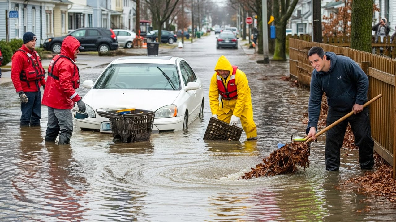 Storm Aftermath Fix Unclogging a Choked Culvert Drain