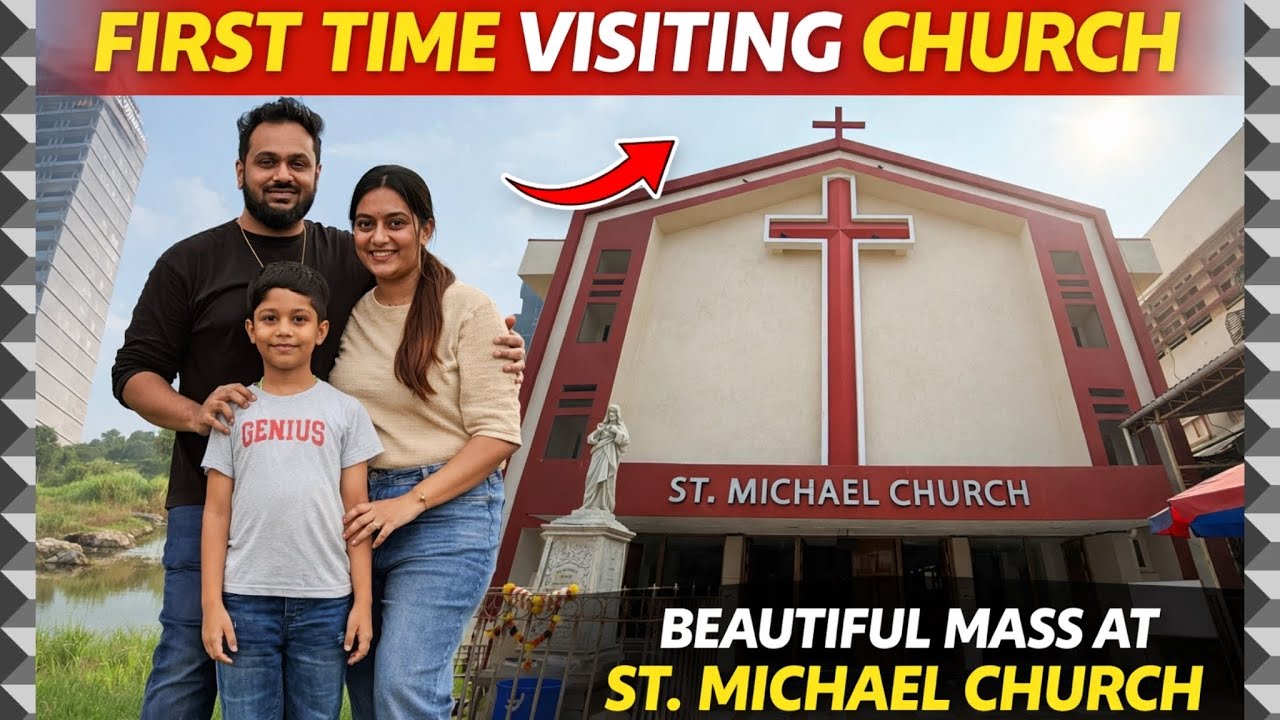 VL312 - Visiting St Michael’s Church (Mahim) for the first time ❤️✝️⛪️ #church #jesus #love #praise 