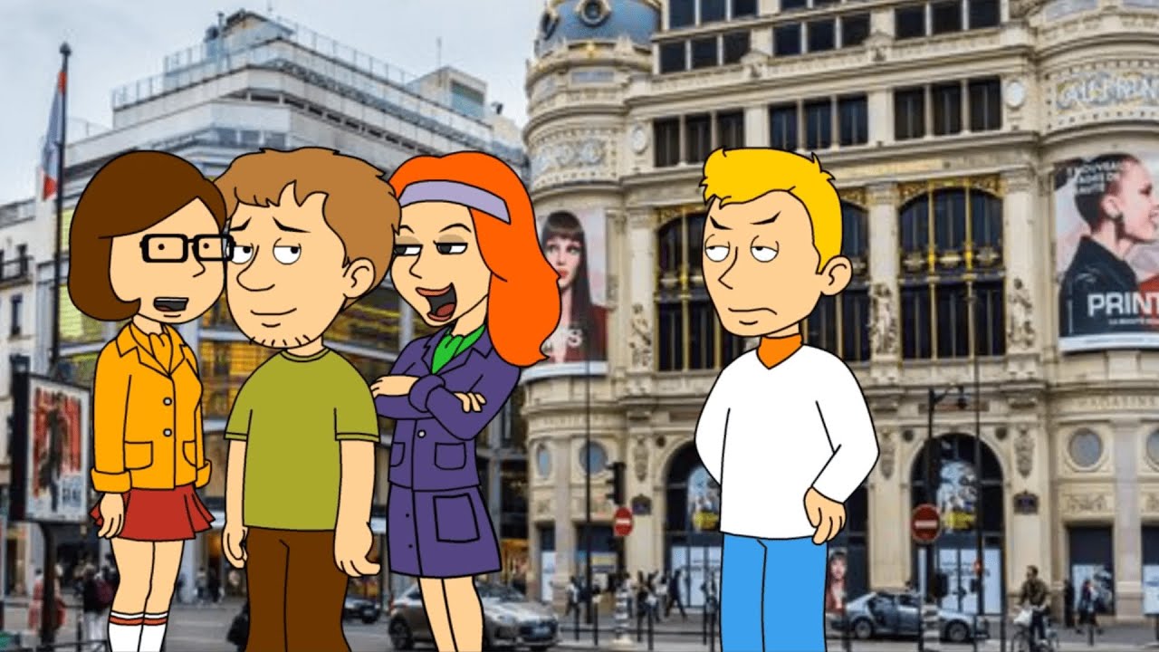 The Scooby Gang Goes To Paris France / Fred Arrested / Sent To Paris Catacombs / Concussion Time