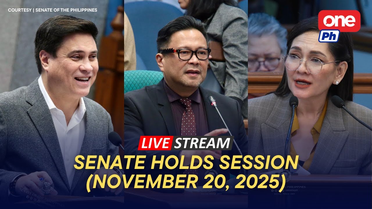 LIVE | Senate holds session (November 20, 2025) Part 2