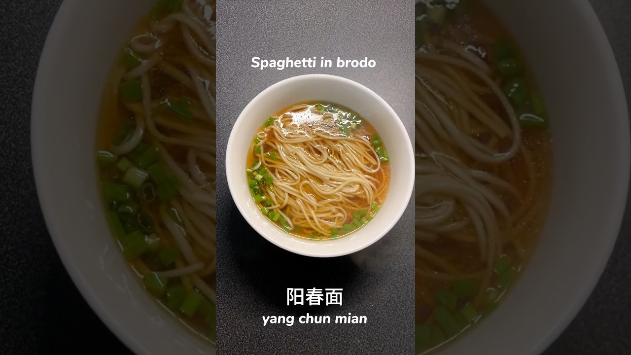 Spaghetti in brodo in 5 minuti 