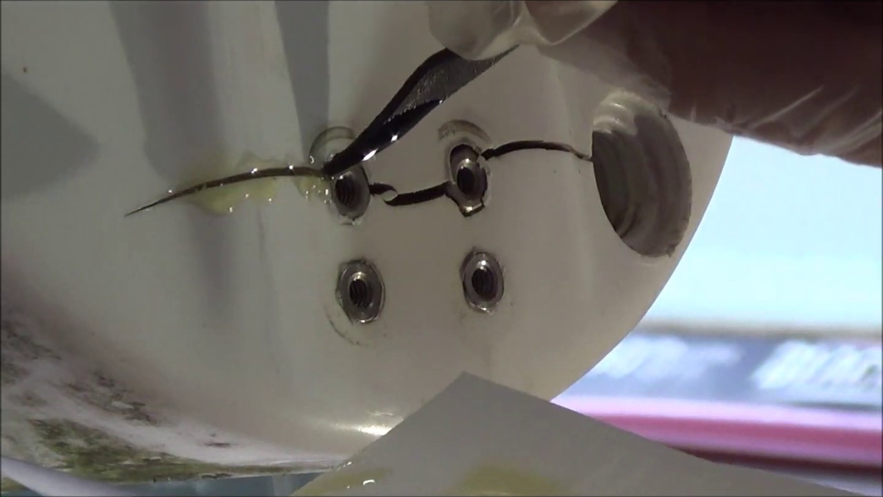 Hobie Getaway hull repair with G-Flex 650