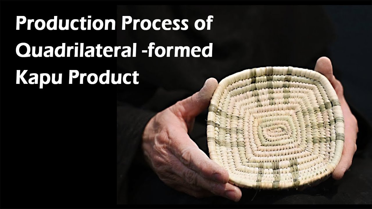 Production Process of Quadrilateral -formed Kapu Product (kapu weaving: Part 9) (کپوبافی)