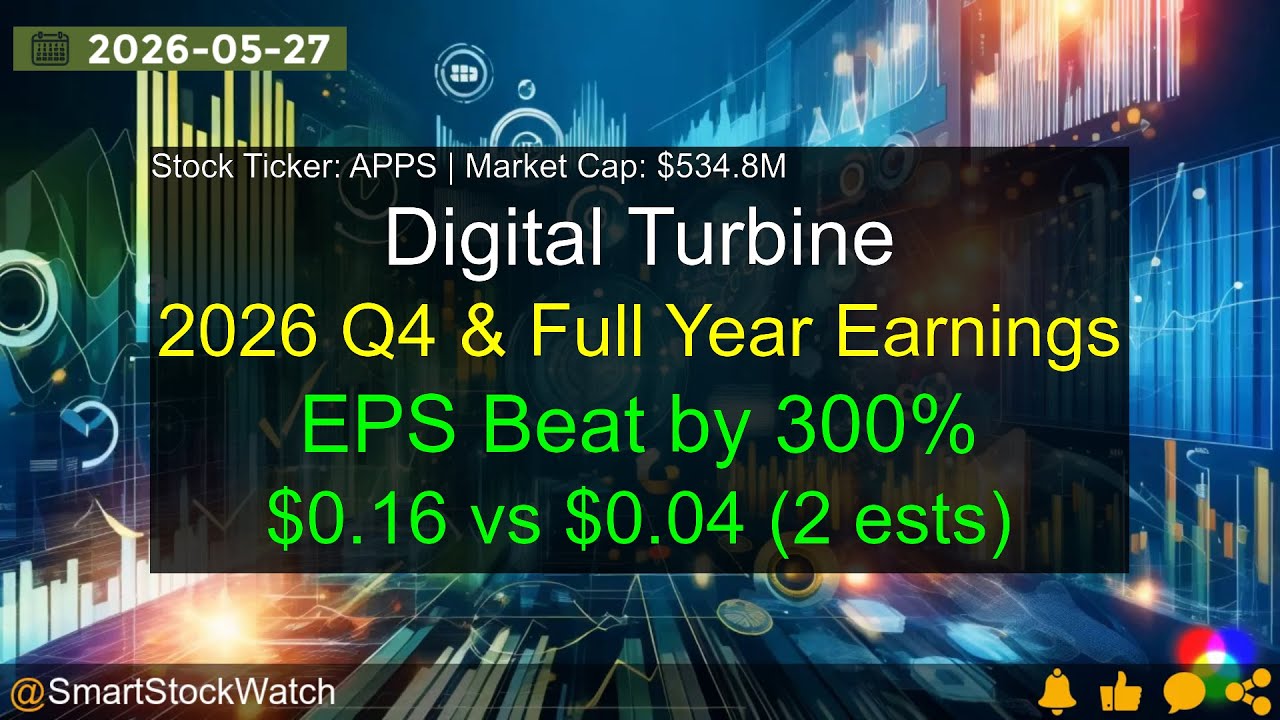 Digital Turbine (APPS | 534,8 млн долл.) &mdash; анализ финансовых результатов за 4 квартал и весь 2026...