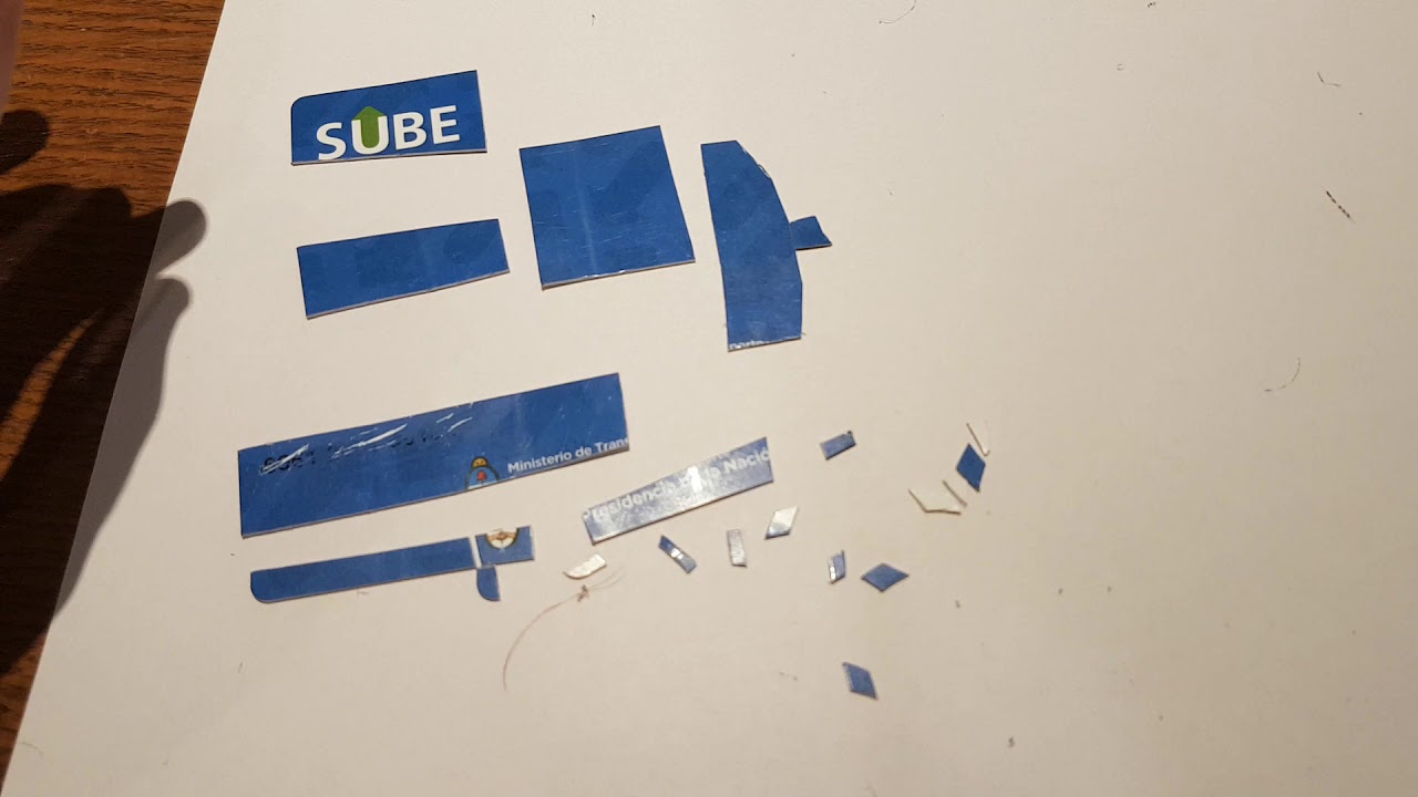 ¿Como Funciona la tarjeta SUBE?¿Cómo tener saldo infinito? *LA ROMPO Y ME FIJO LO QUE TIENE ADENTRO*