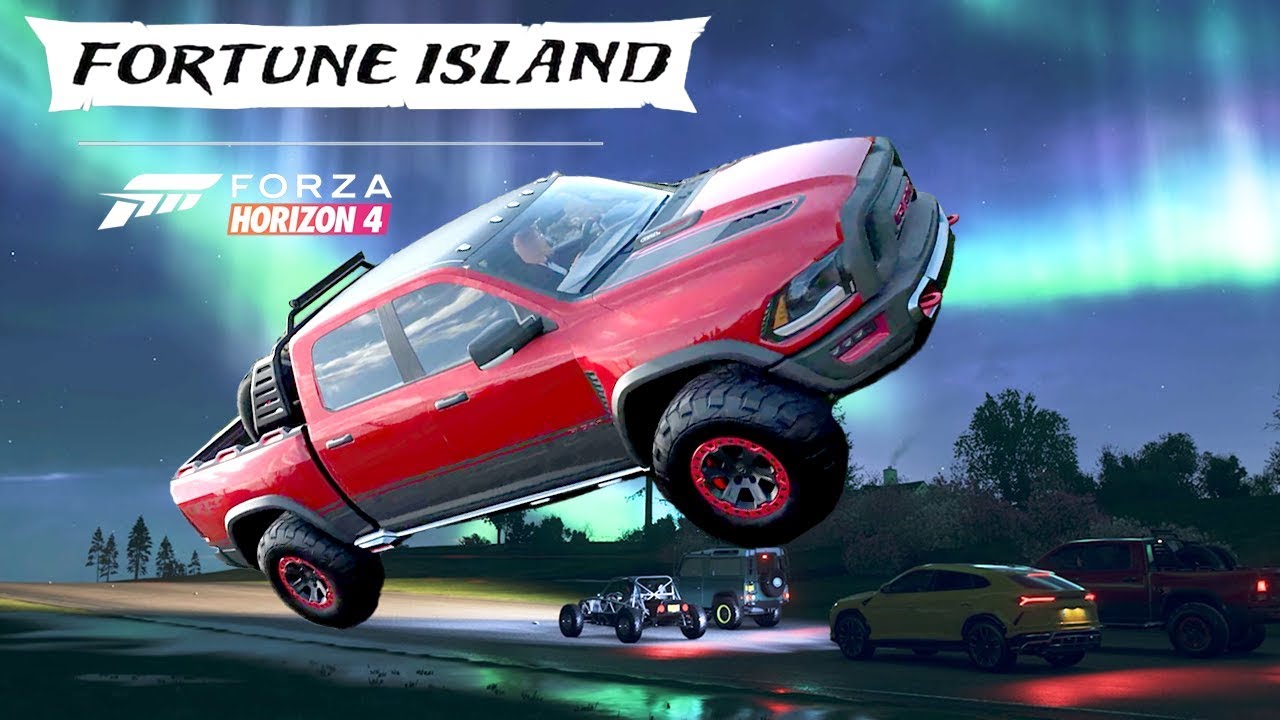 FORTUNE_ISLAND_2017 RAM REBEL TRX CONCEPT- Forza Horizon 4 | Logitech g29 gameplay