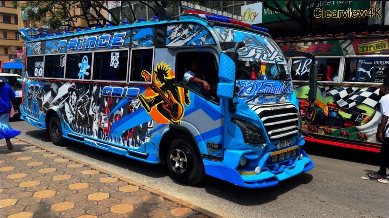 Matatu Culture at Its Finest! Nairobi Roads Featuring Mood, Delirium, Optimus, Bionic & Ferrari