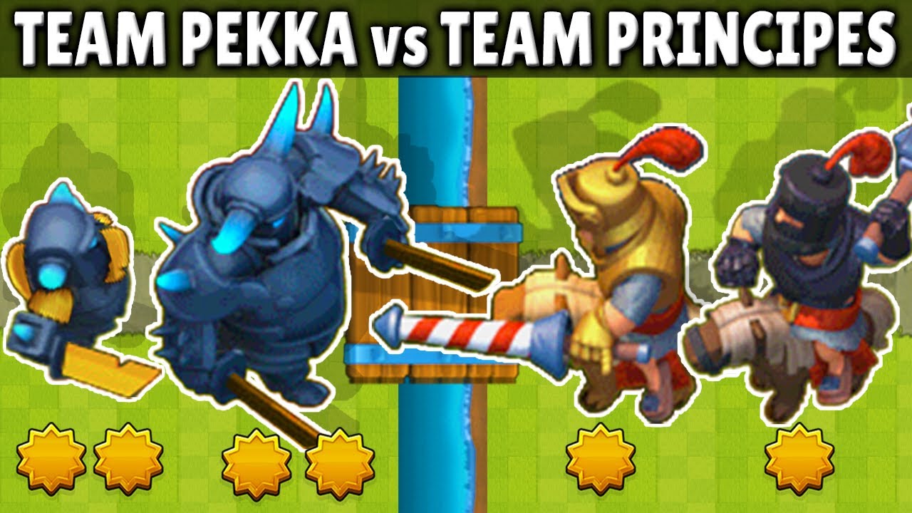 PEKKA + MINI PEKKA vs PRINCIPE + PRINCIPE OSCURO | CUAL ES EL MEJOR DUO? | CLASH ROYALE