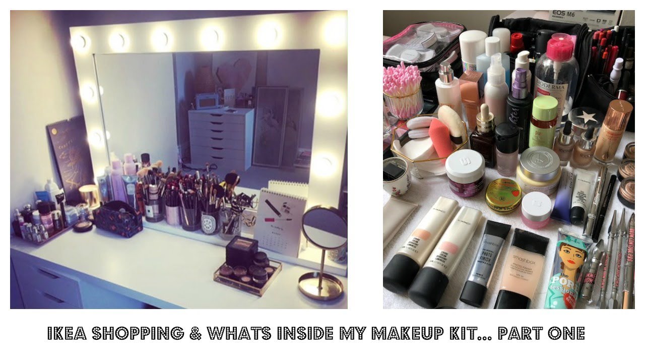 IKEA SHOPPING & WHATS INSIDE MY MAKEUP KIT... PART ONE