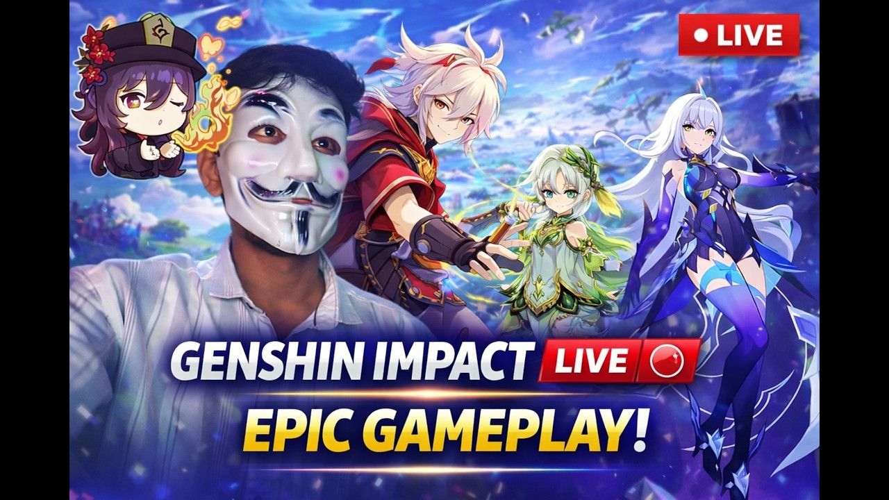 GENSHIN IMPACT LIVE STREAM 🔥 | INSANE GAMEPLAY | Hindi