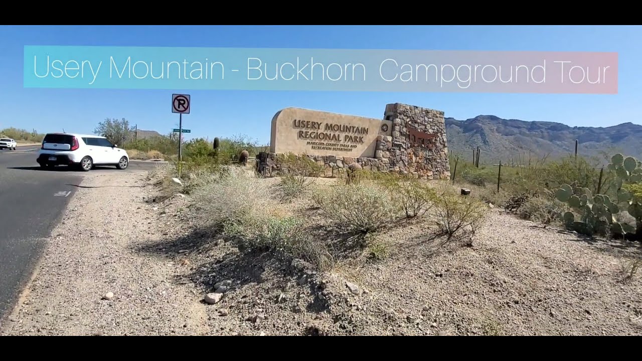 Usery Mountain AZ  - Buckhorn Campground - Full Tour!