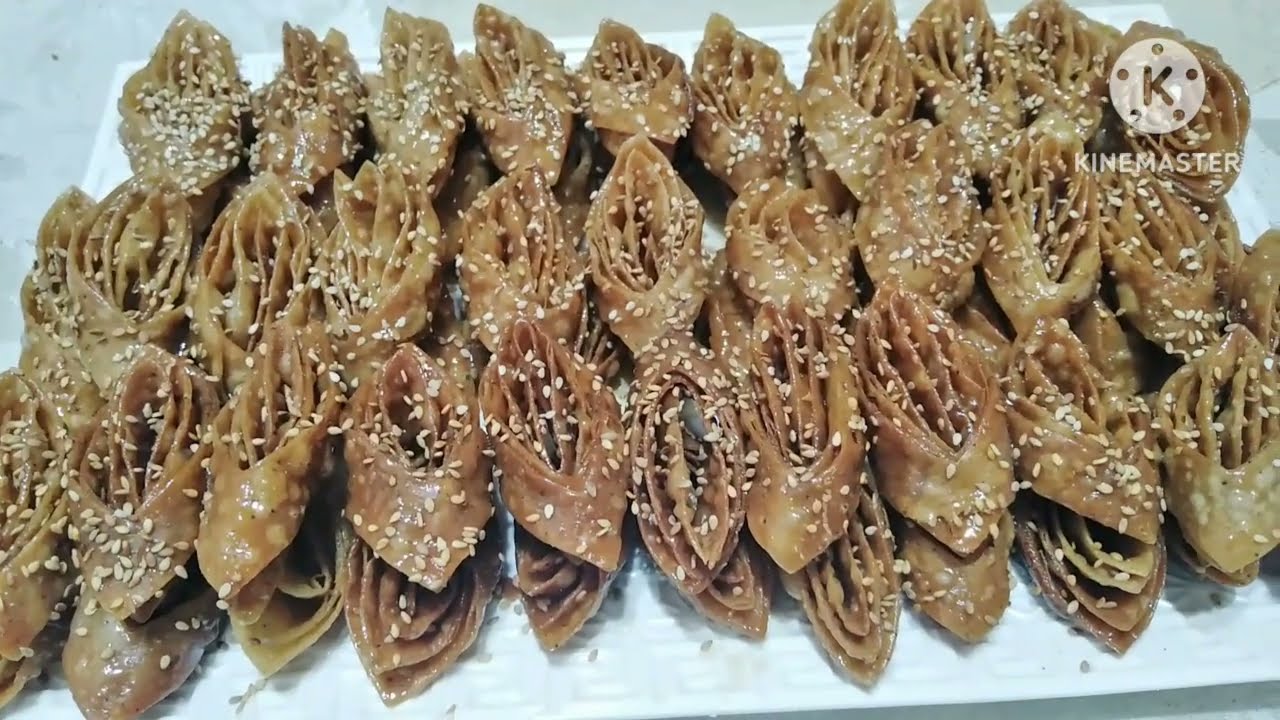 حلوة لسان الطير من ارخص المعسلات لشهر رمضان سهلة واقتصادية منسمة بطريقة جديدة