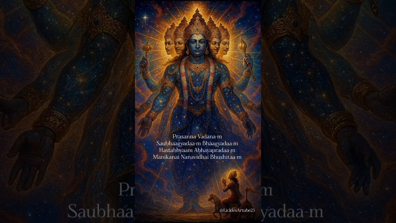 Prasanna Vadanam Lyrical🌸✨🌷|Enigma-The child in us song lyrical| #trending #lordvishnu #shorts