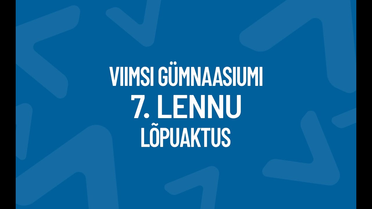 Viimsi Gümnaasiumi VII lõpuaktus