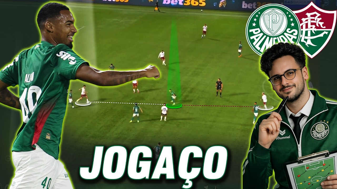 PALMEIRAS VENCE O FLUMINENSE EM JOGO MUITO BOM
