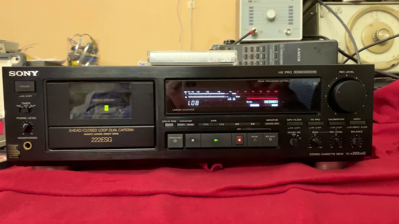 Sony TC-K222ESG, чёрная жемчужина Японского моря