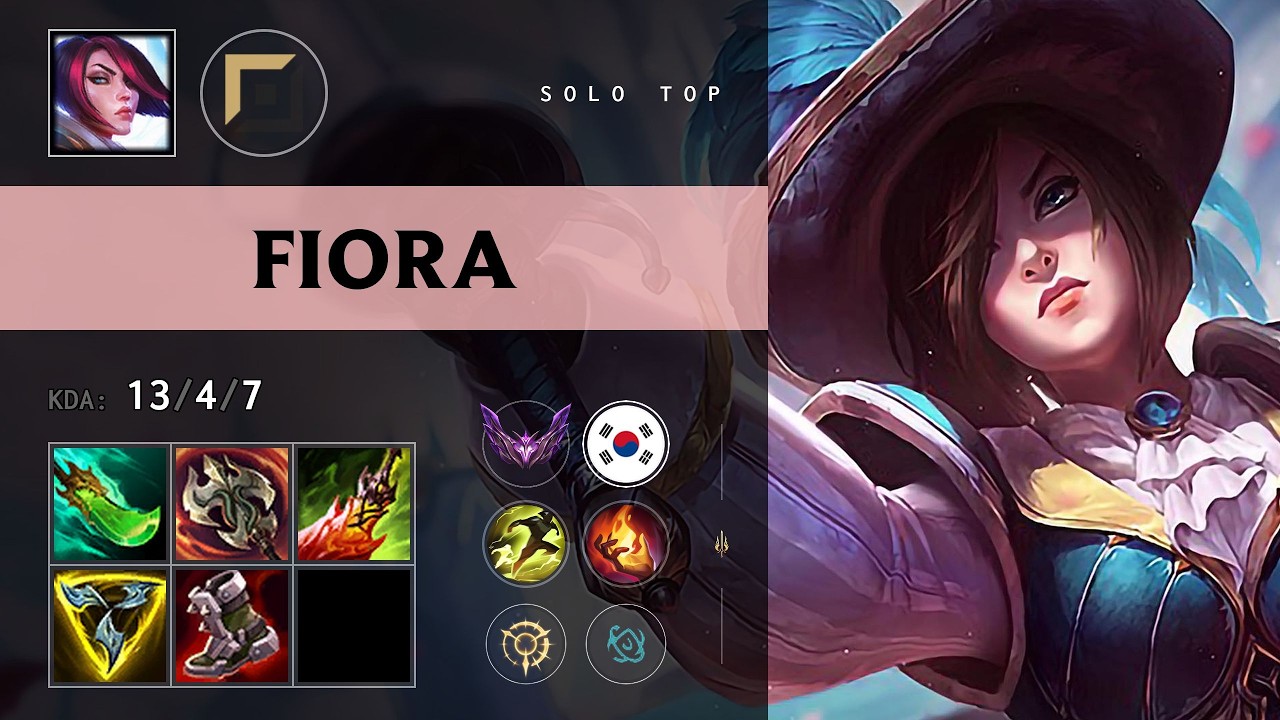 Fiora Top vs Aatrox - KR Master Patch 26.16