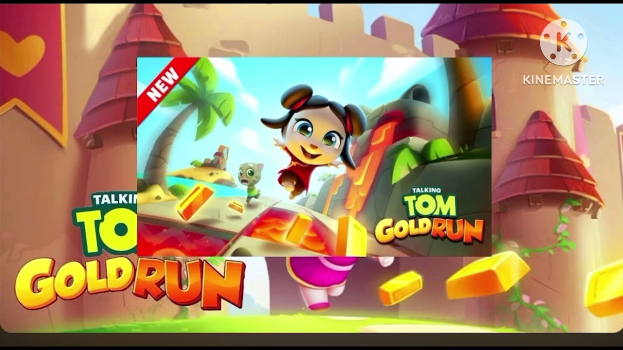 Talking Tom Gold Run Lost City (New) and Medieval (New) Mashup