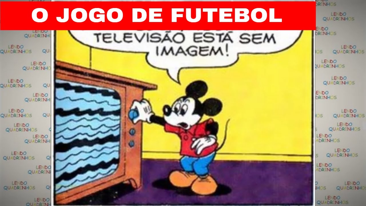 Mickey e Pateta em O jogo de futebol | História em quadrinhos Disney narrada