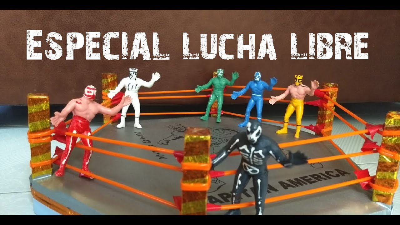 Luchadores de Juguete BOOTLEG MEXICANO En Acción