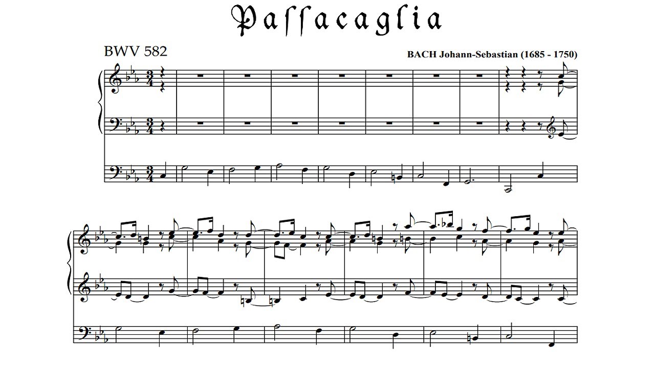 JS Bach: Passacaglia & Fugue in C minor, BWV 582 - Marie-Claire Alain, 1961 - MHS 599