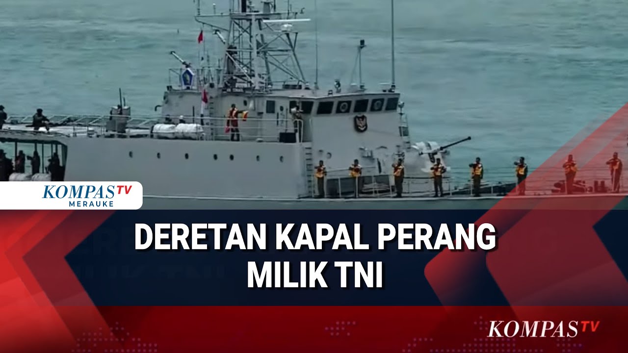 Spektakuler! Deretan Parade Kapal Perang Milik TNI di Perairan Teluk Jakarta