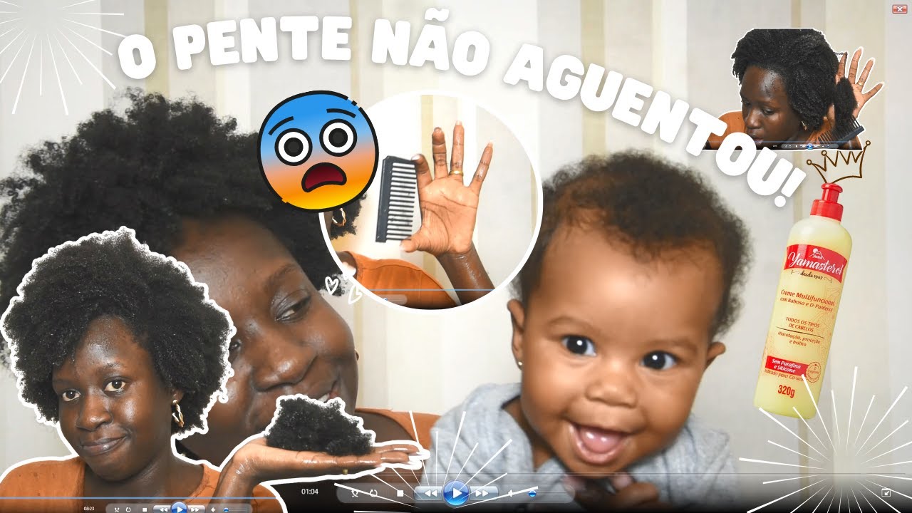 CABELO CRESPO MUITO EMBOLADO! | Thais Alcantara