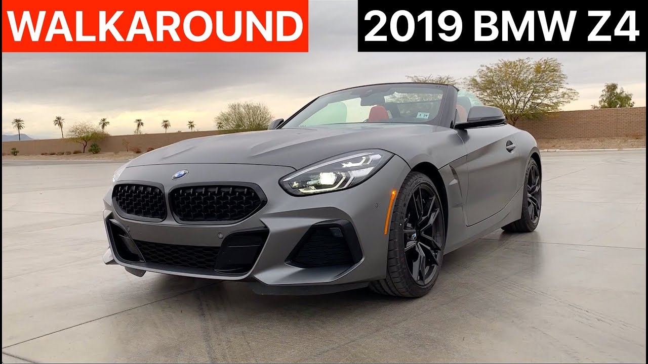 2019 BMW Z4 sDrive30i Walkaround + Sound (No Talking)(ASMR)