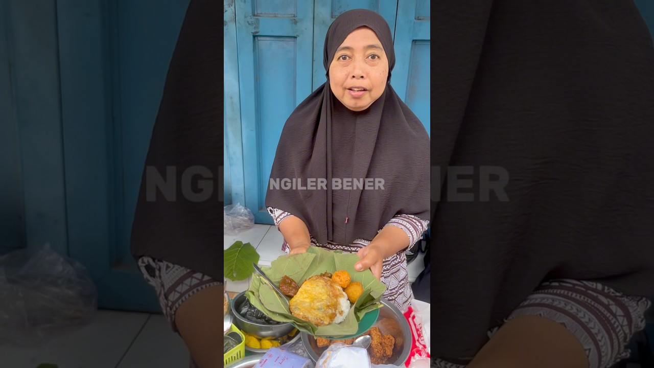 Nasi Jamblang Favorit Untuk Sarapan di Jalan Pekalangan Cirebon #streetfood #kuliner #jajanan