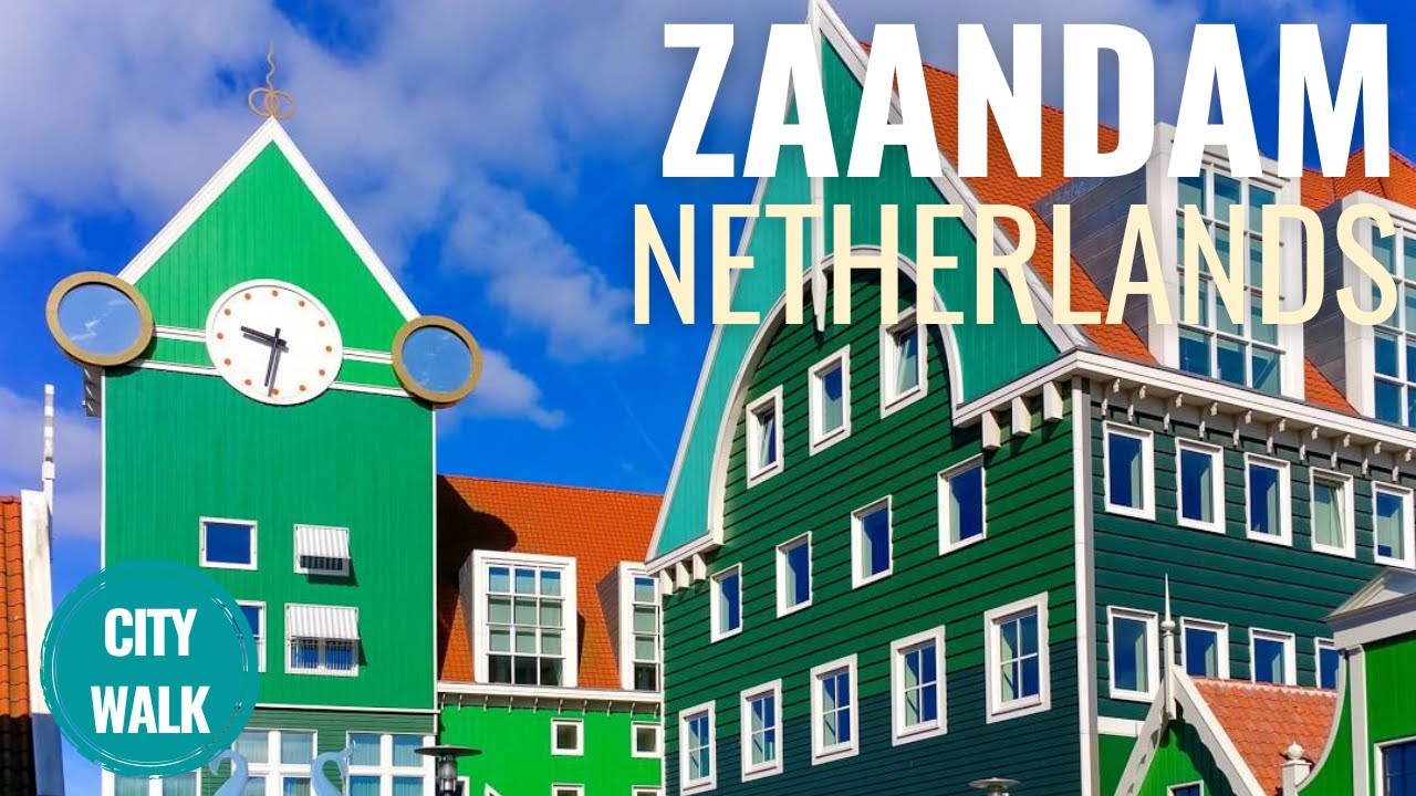 Zaandam Netherlands 4K | Walking tour Zaandam | Discover Unique Architecture in Zaandam | City Walk
