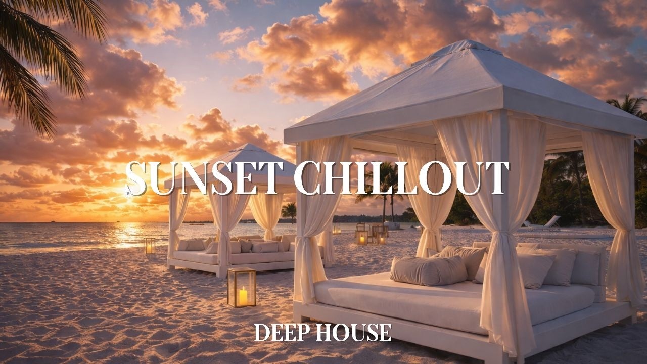 노을빛 바다 앞, 그냥 쉬는 시간 딥하우스 무드 ON | Sunset by the Sea 🌊 | Ocean Deep House🏝️