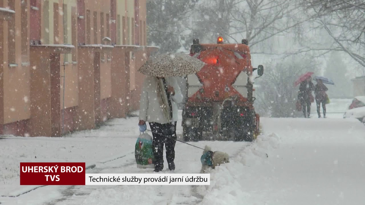 Technické služby provádí jarní údržbu (TVS)
