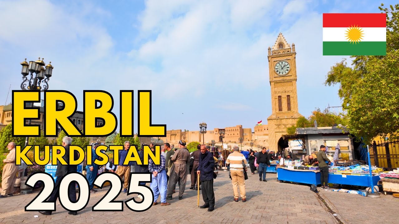 Erbil 🇮🇶 Walking Tour 4K | Real City Life | November 2025